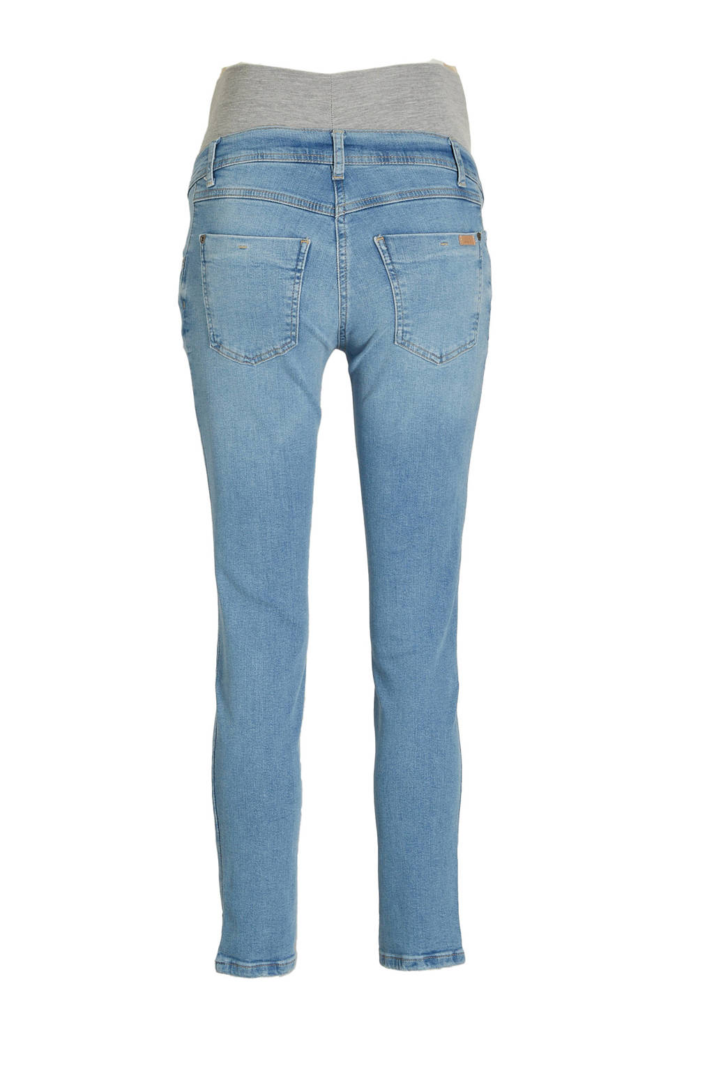 LOVE2WAIT straight leg zwangerschapsjeans light wash