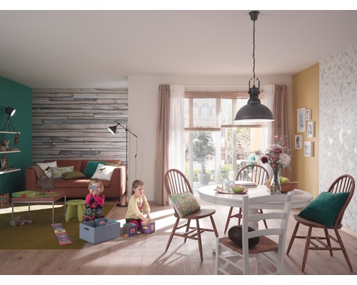 Fotobehangpapier 8-920 VOL 15 Witgekalkt Hout 8 st. 368x254cm