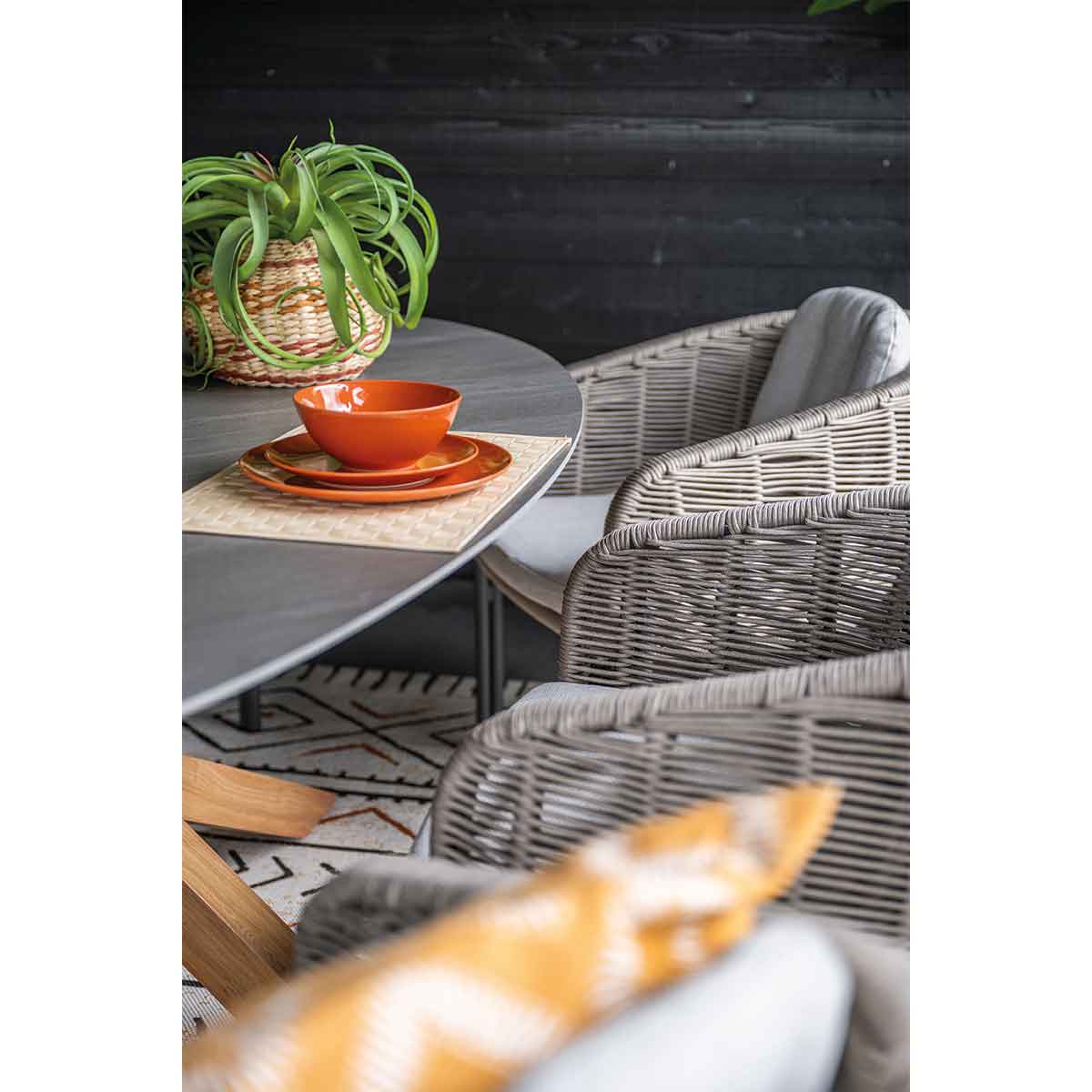 Garden Impressions Zaragosa dining Stoel - carbon black