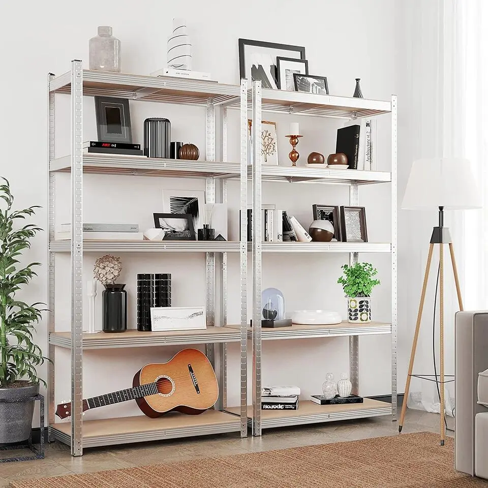 Bobbel Home - Kelderkast - 200 x 100 x 50 cm - Zilverkleurig