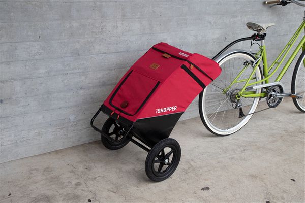 VELOSHOPPER Einkaufswagen  rot