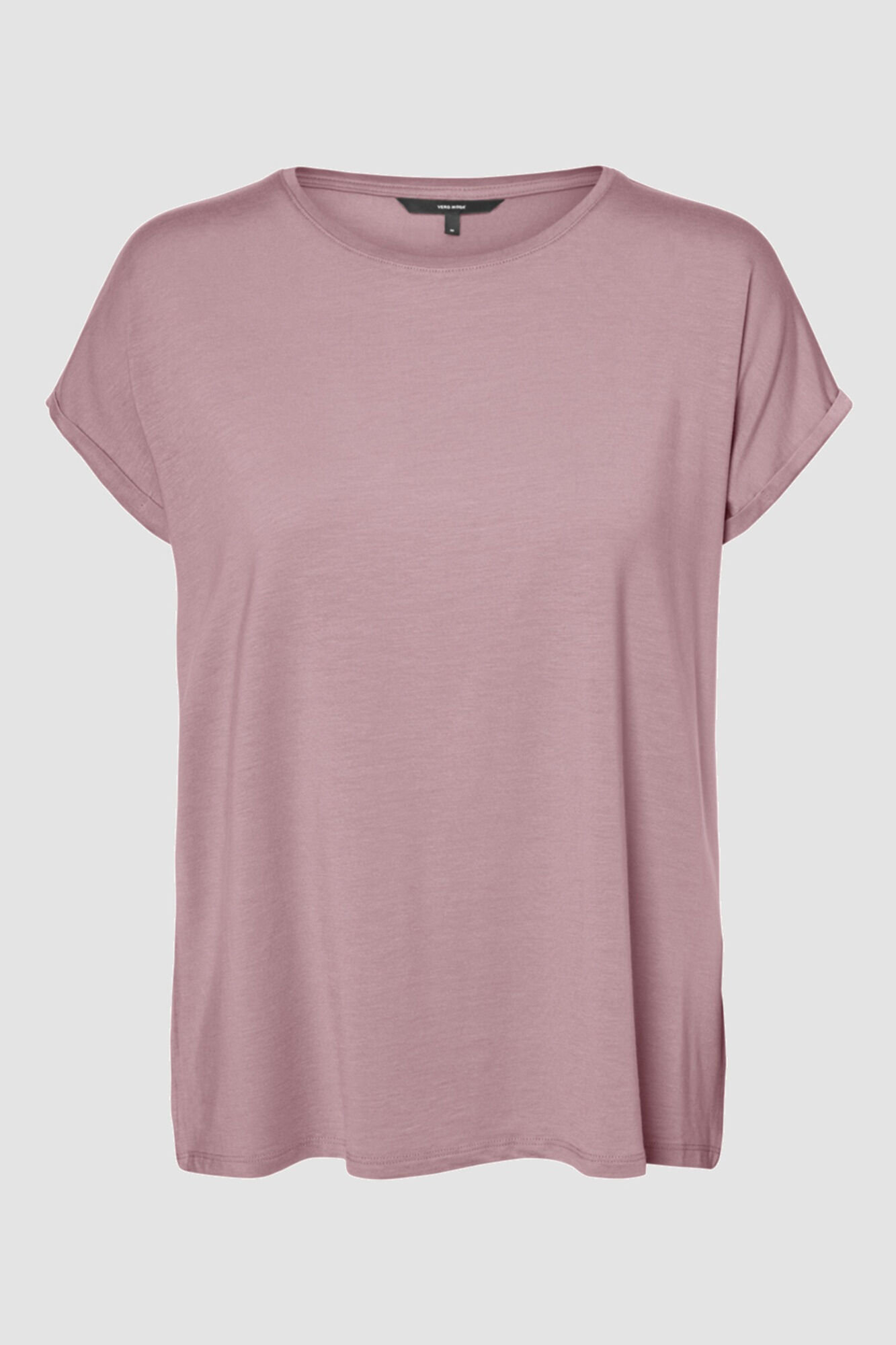 Camiseta básica de manga curta - Lilás