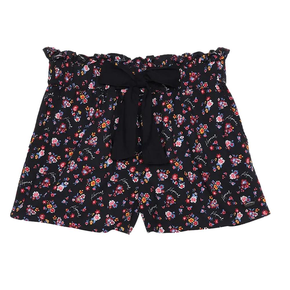 Kaporal Short bleu fleuri Fille Kaporal LOUNAH