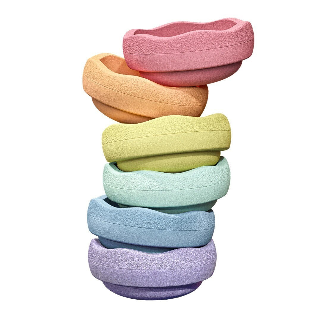 Stapelstein original mini pastel - 6st