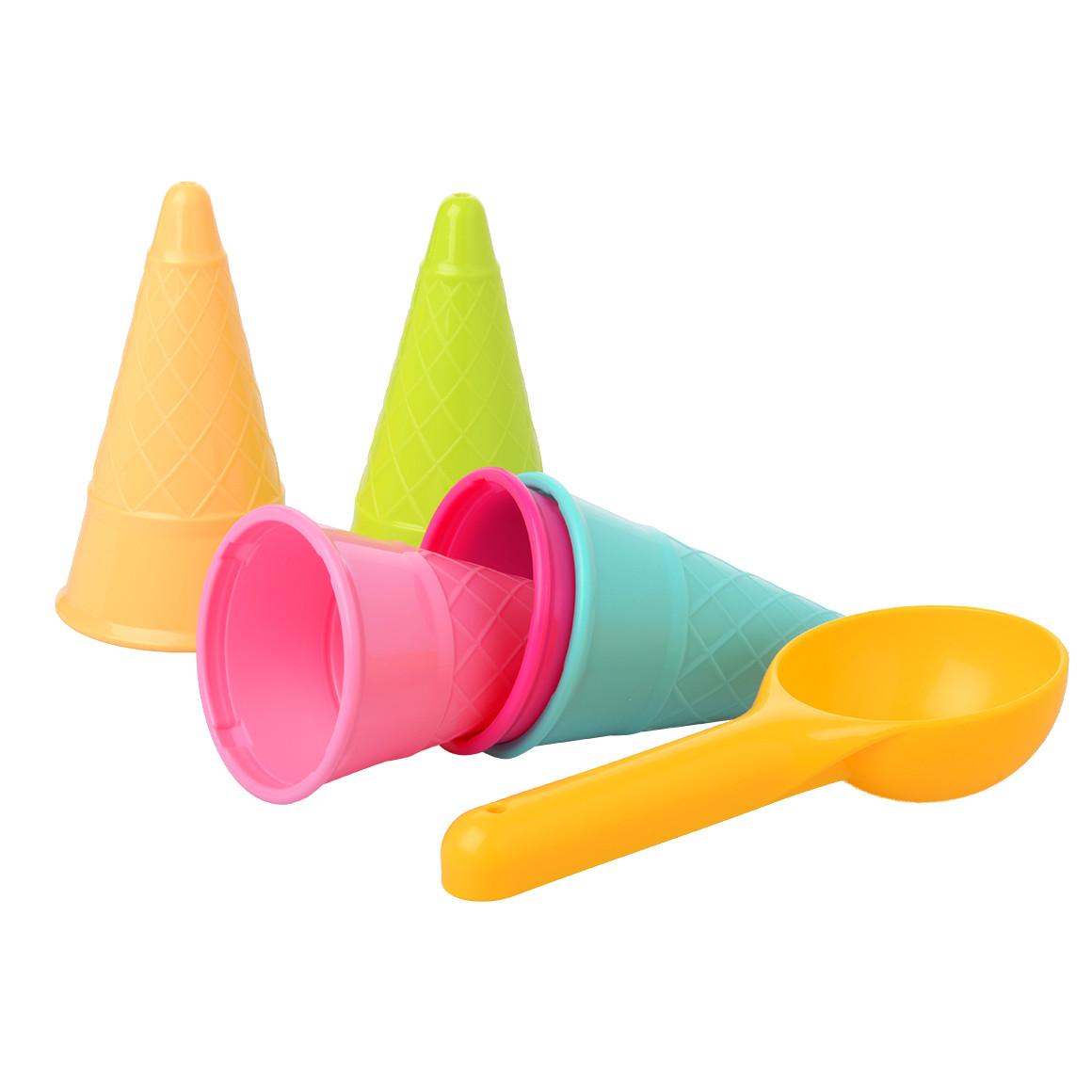 Simba Sandspielzeug Eishörnchen 6-teilig gelb / bunt