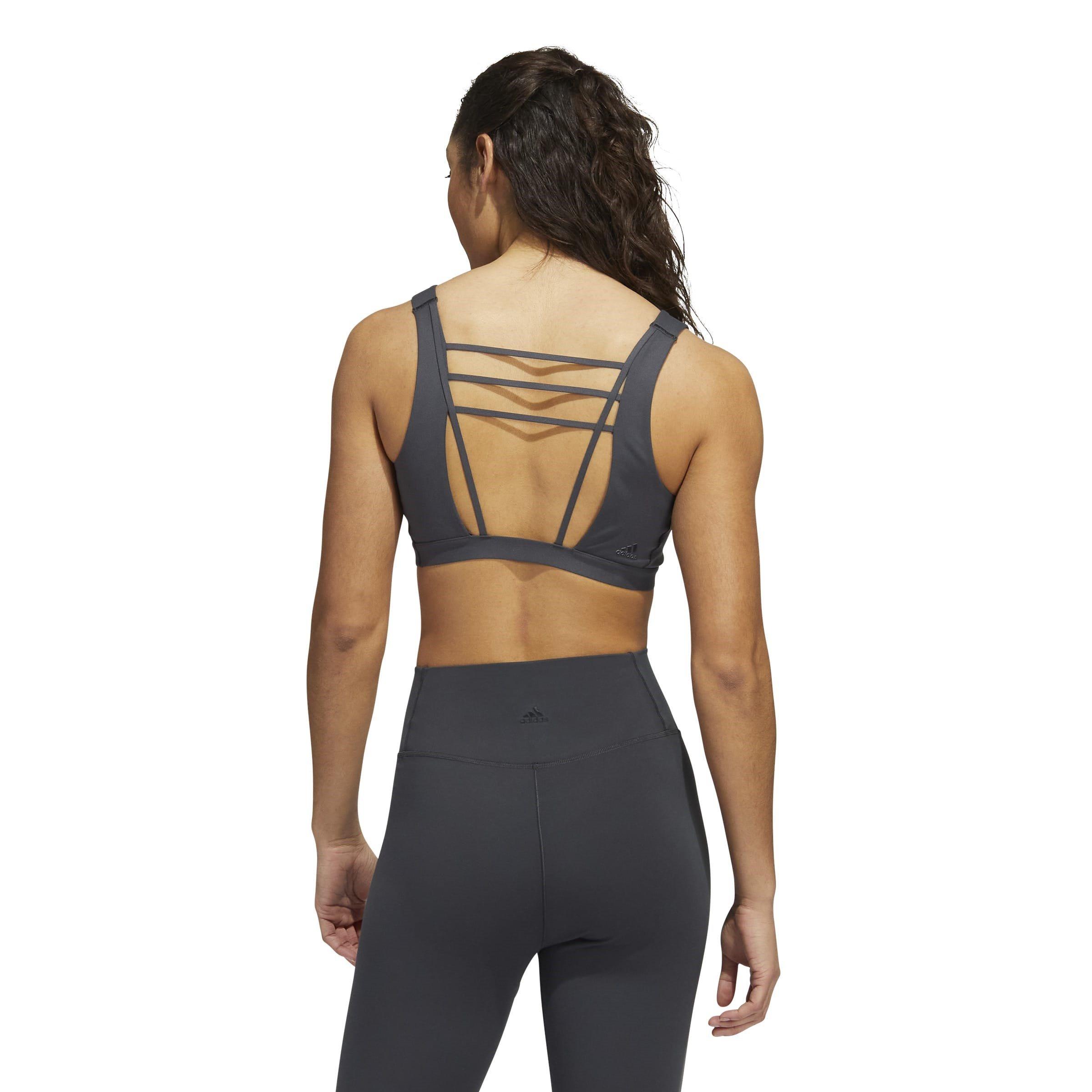 adidas Yoga Studio Luxe Light Support Bra Womens Low Impact Sports