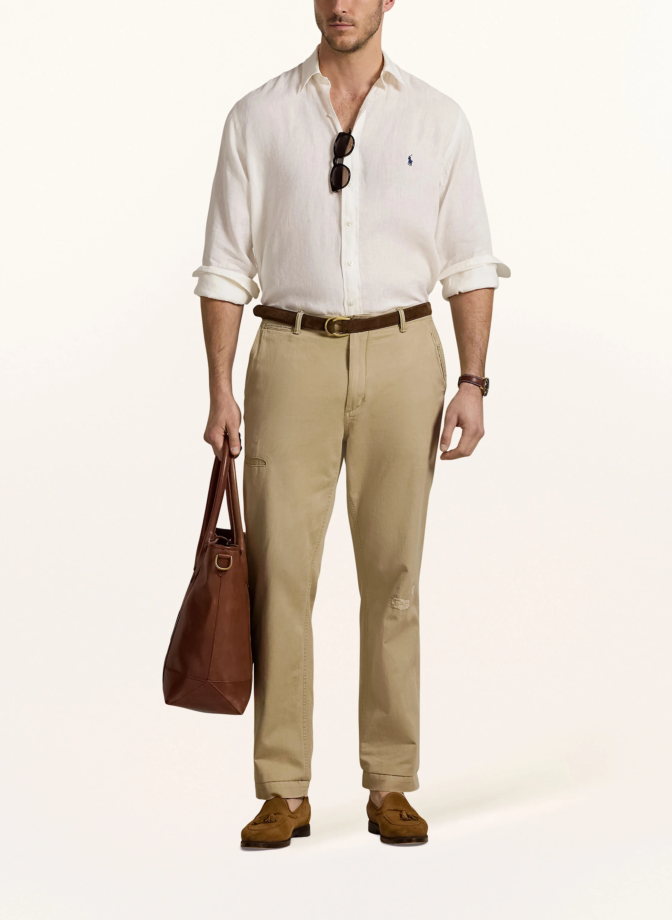 POLO RALPH LAUREN Big & Tall Leinenhemd Comfort Fit