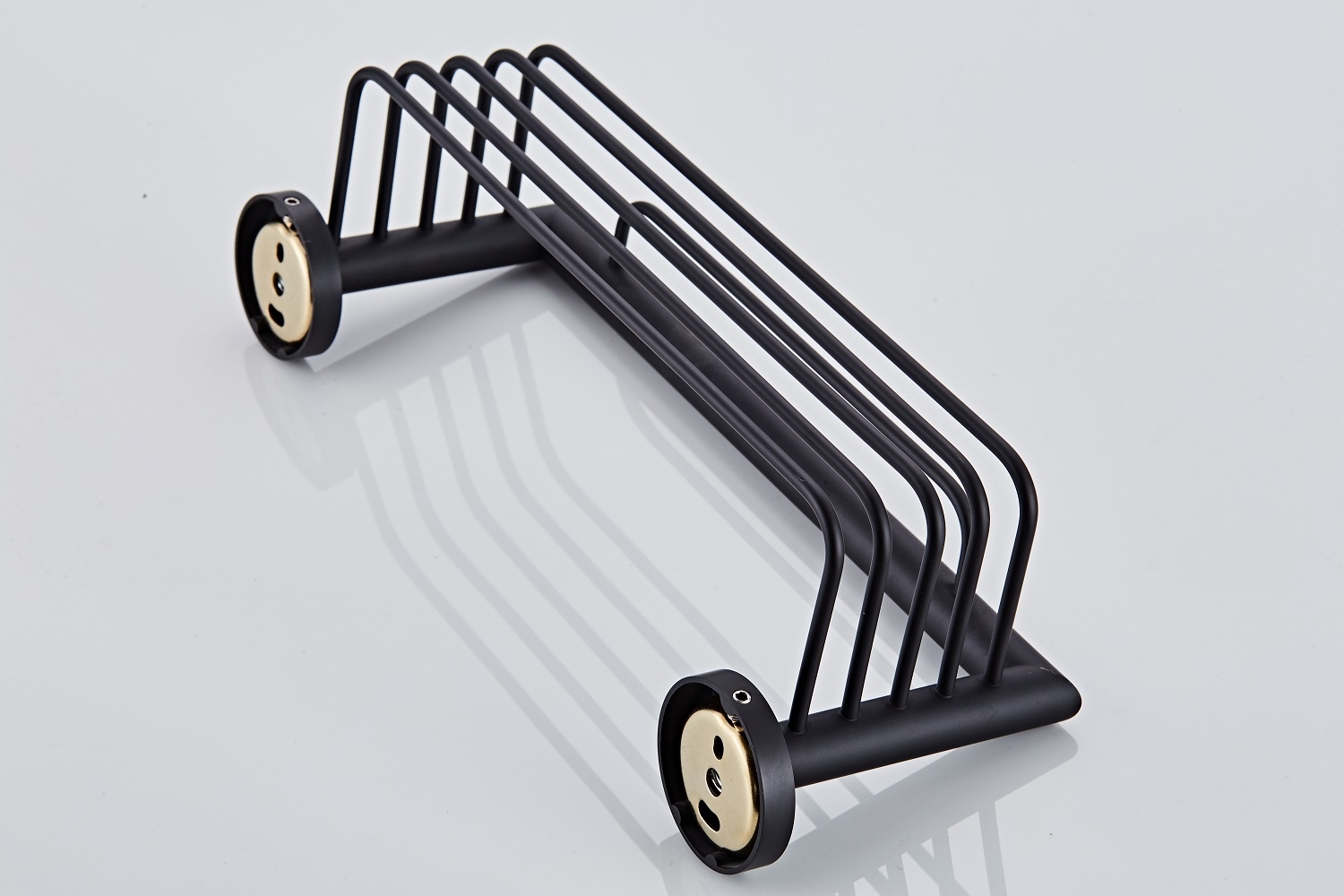 Saniclear Nero badrek / doucherek 30cm mat zwart