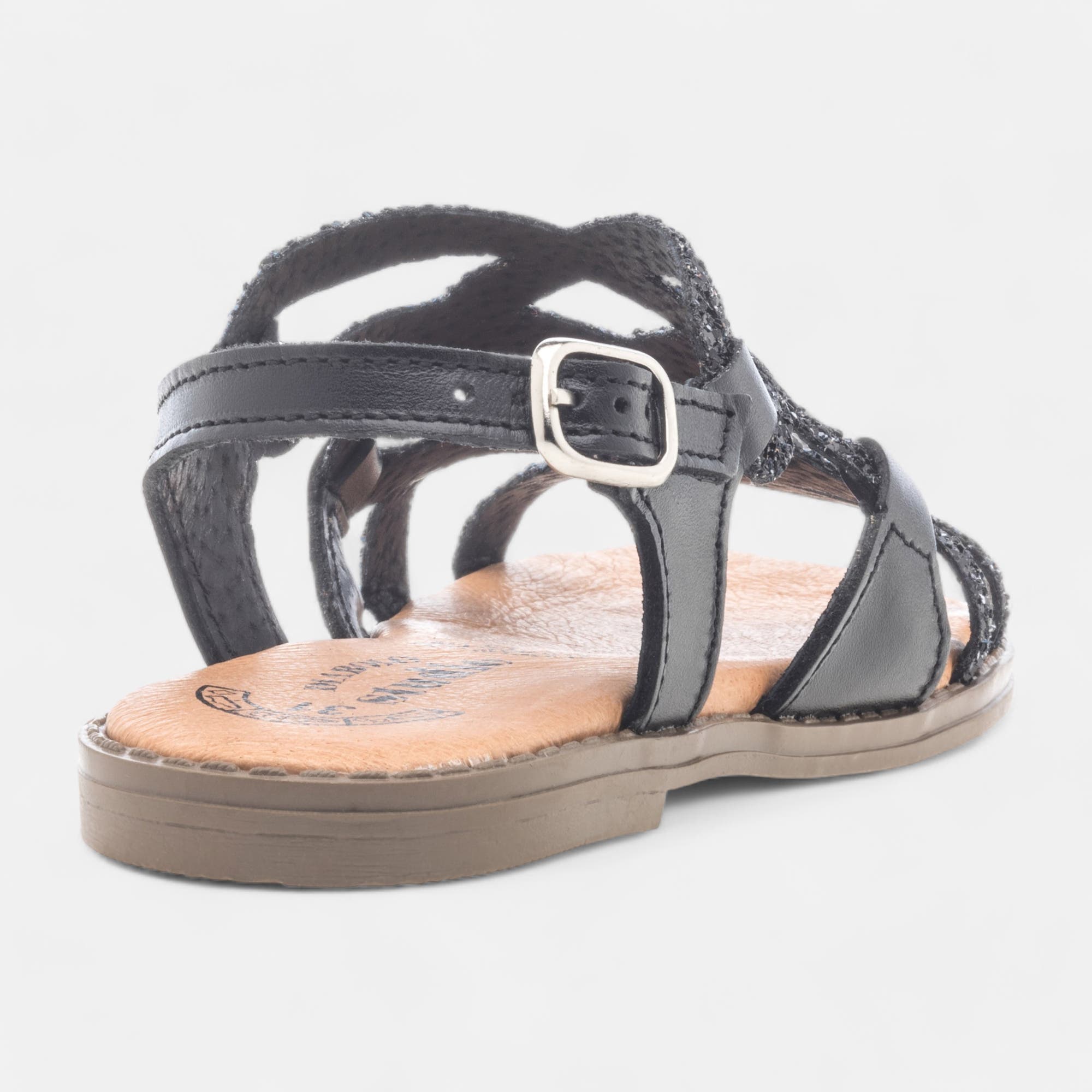 Nu-pieds Fille noir
