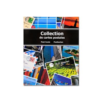 Exacompta - Album de collection pour 200 cartes postales