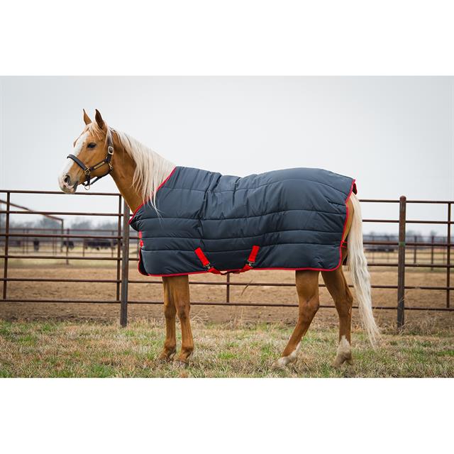 Staldeken Horseware Mio 150gr Donkerblauw-rood