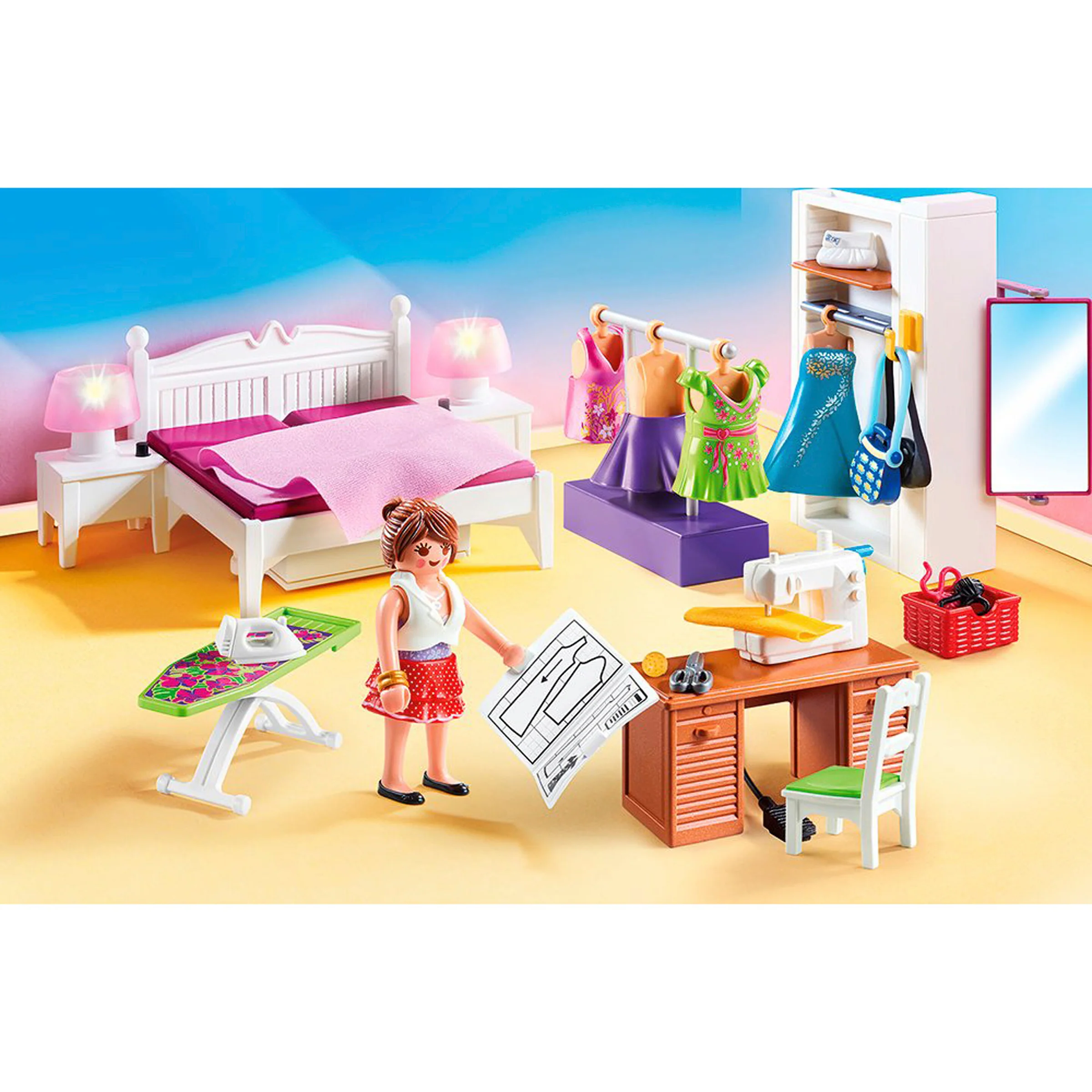 Playmobil® - DOLLHOUSE 70208 Schlafzimmer mit Nähecke