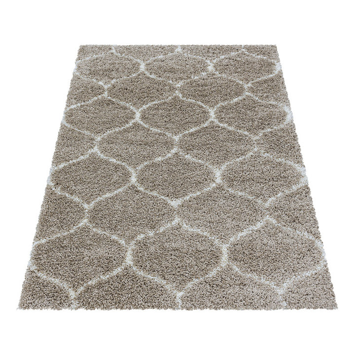 Berber vloerkleed - Agadir Circle Beige/Creme | Warm