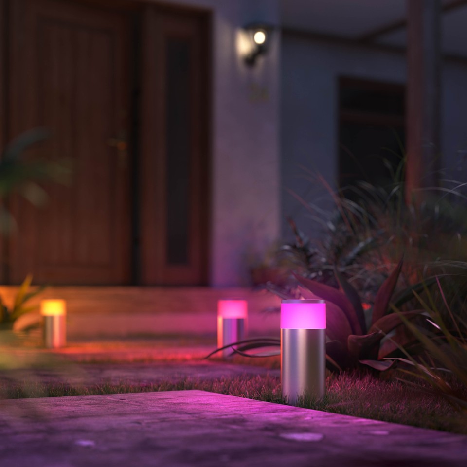 Philips Hue - Calla Outdoor Pedestal - White & Color Ambiance - S