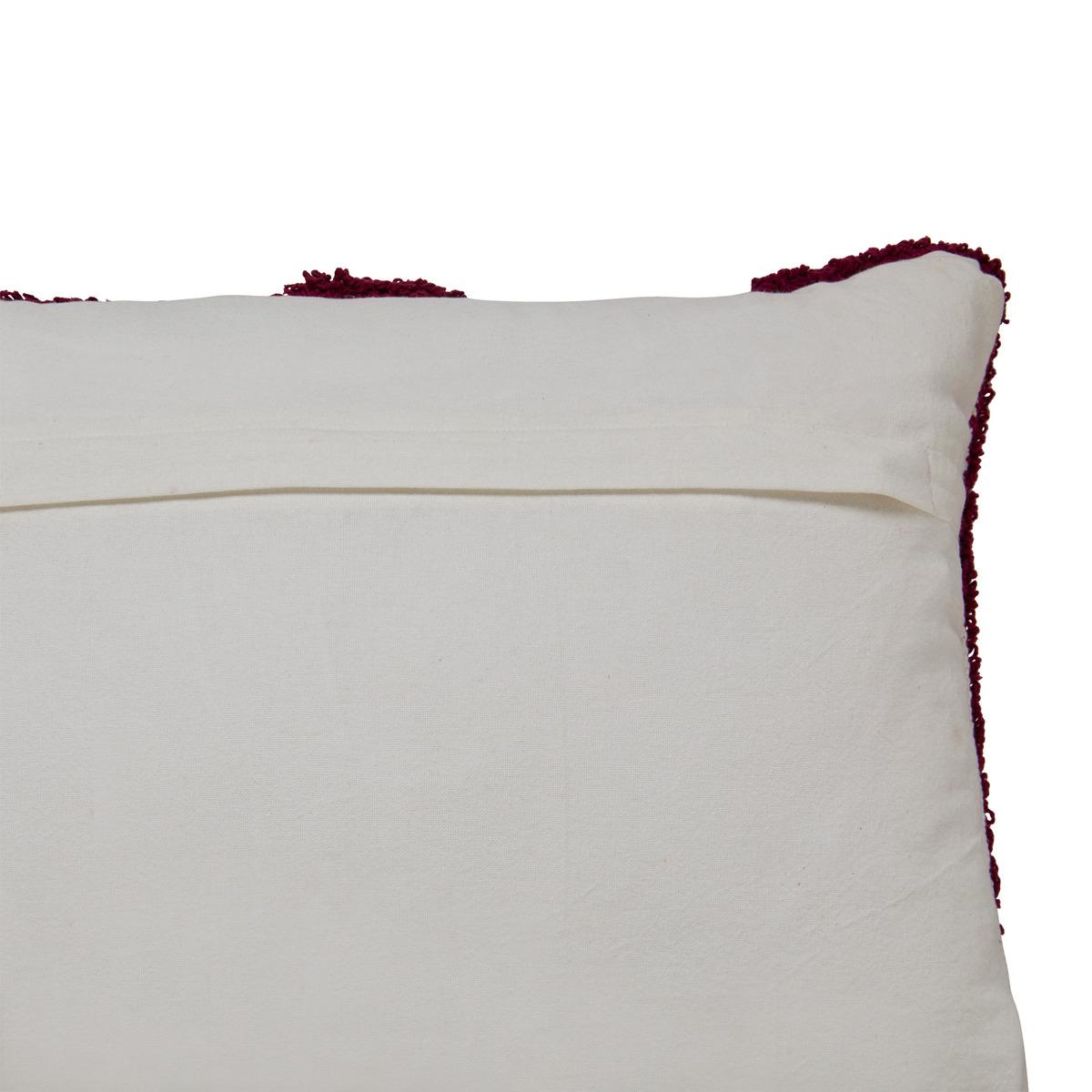 COUSSIN COTON TUFTE POPPY VIOLET 38X58CM