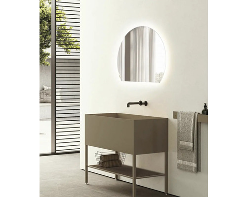 LED-spiegel DSK Silver Bellevue 100 x 80 cm aluminiumkleurig IP 24