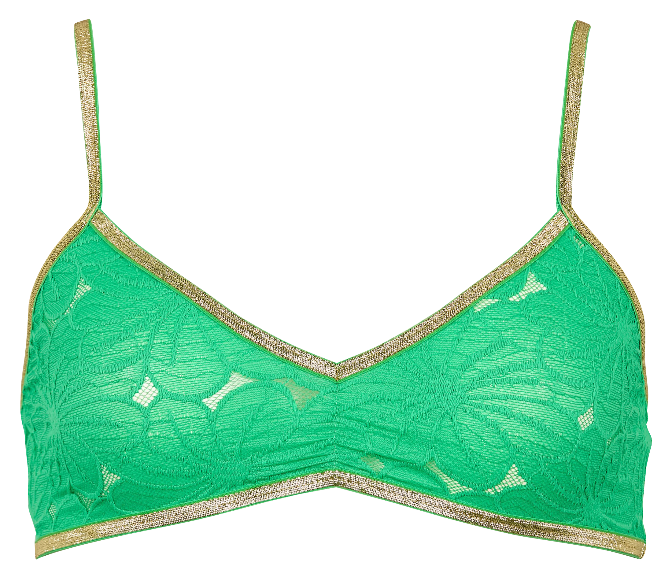 GEORGIA - Brassière en dentelle | Vert