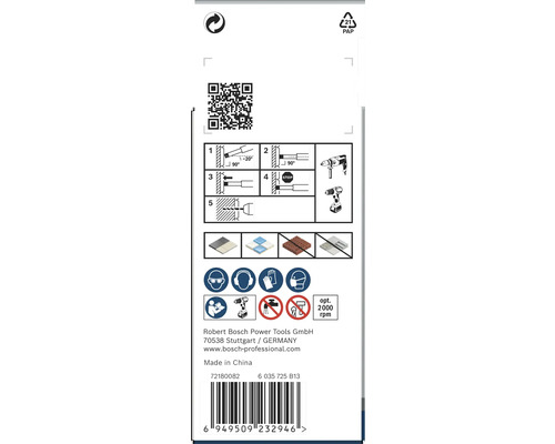 BOSCH Expert Keramische diamantboorset, 3-delig.