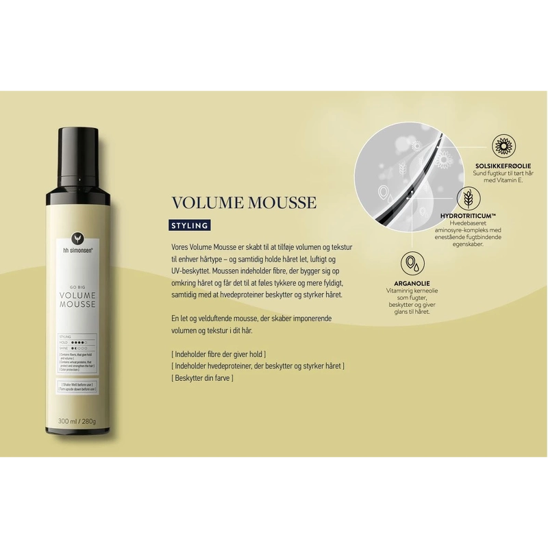 HH Simonsen Volume Mousse 300 ml