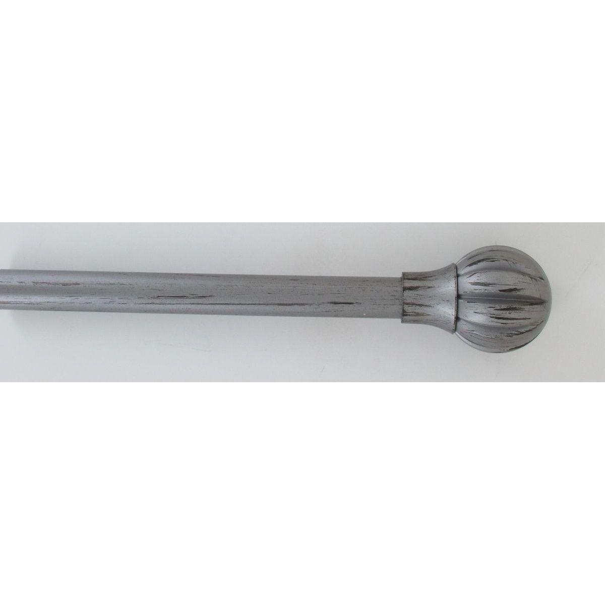 KIT EXT 120 210 CM D19 EMBOUT TOUCH OF ZEN GRIS NOIR