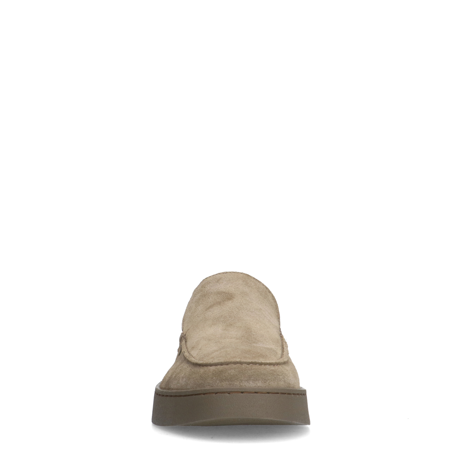 Taupe suède loafers