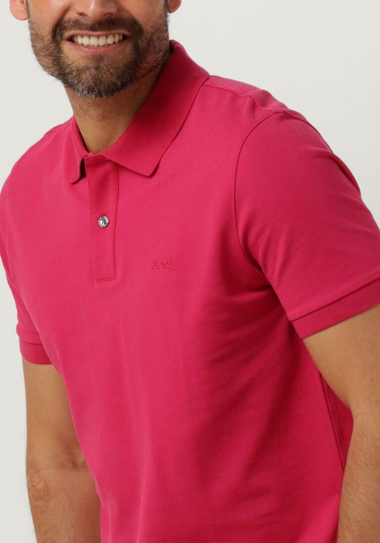 BOSS roze boss polo pallas