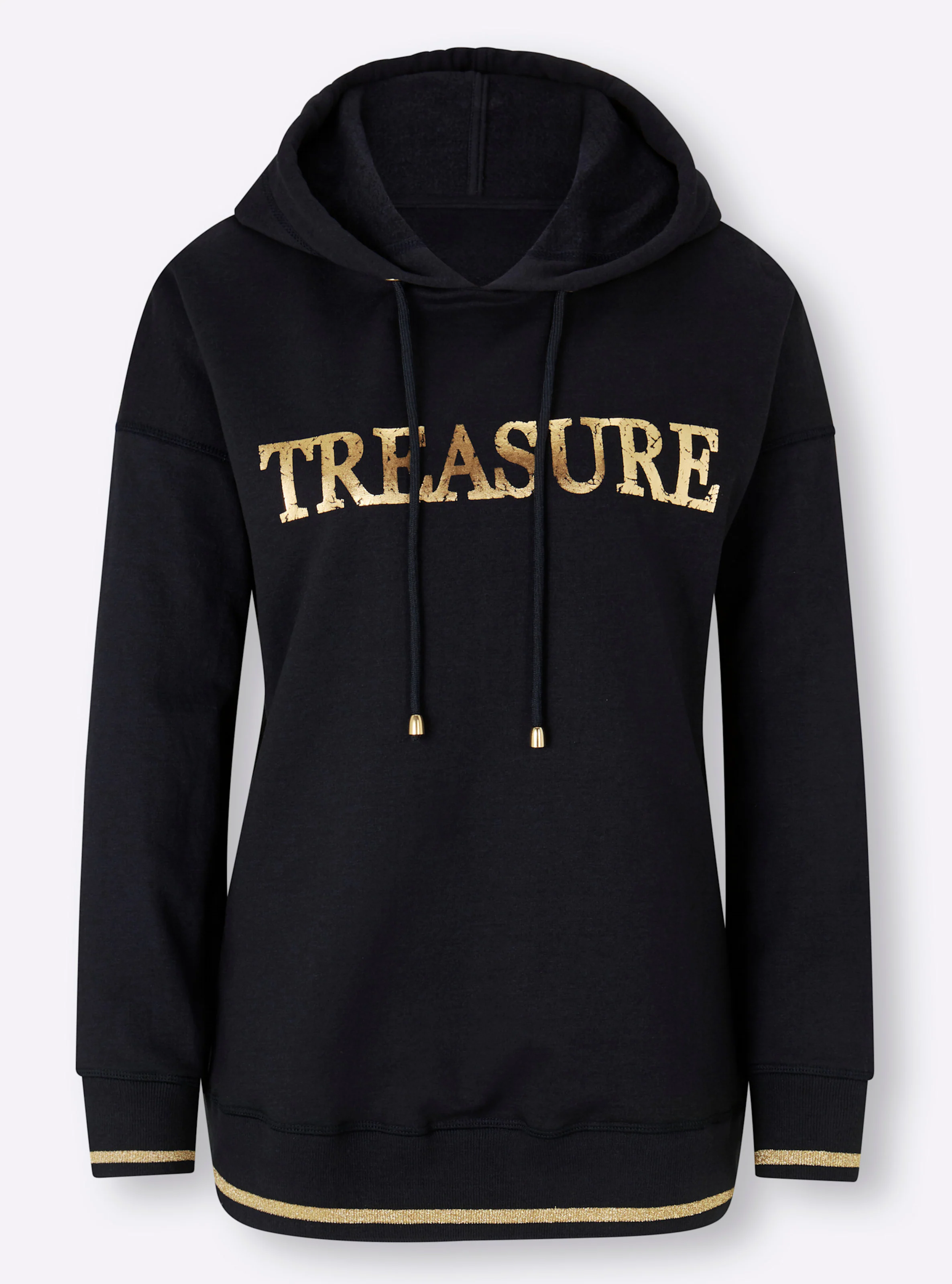 heine Sweatshirt in marine-bedruckt