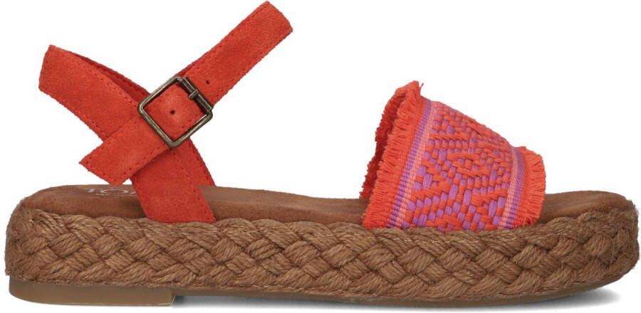TOMS Dames Abby Maat: 39 Materiaal: Textiel Kleur: Rood