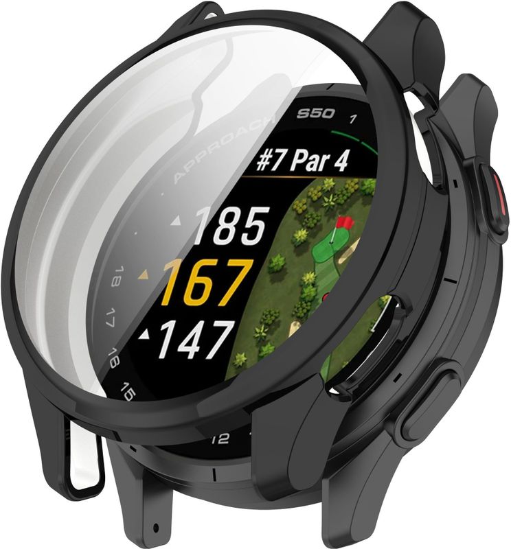 Garmin - Approach S60 - TPU Hoes - Transparant-Zwart