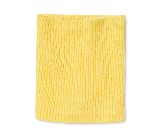 Strickschlauchschal, gelb
