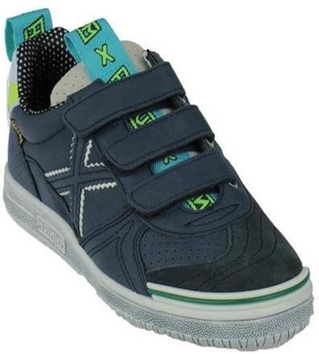 Munich G3 Velcro Lage sneakers Jongens Blauw