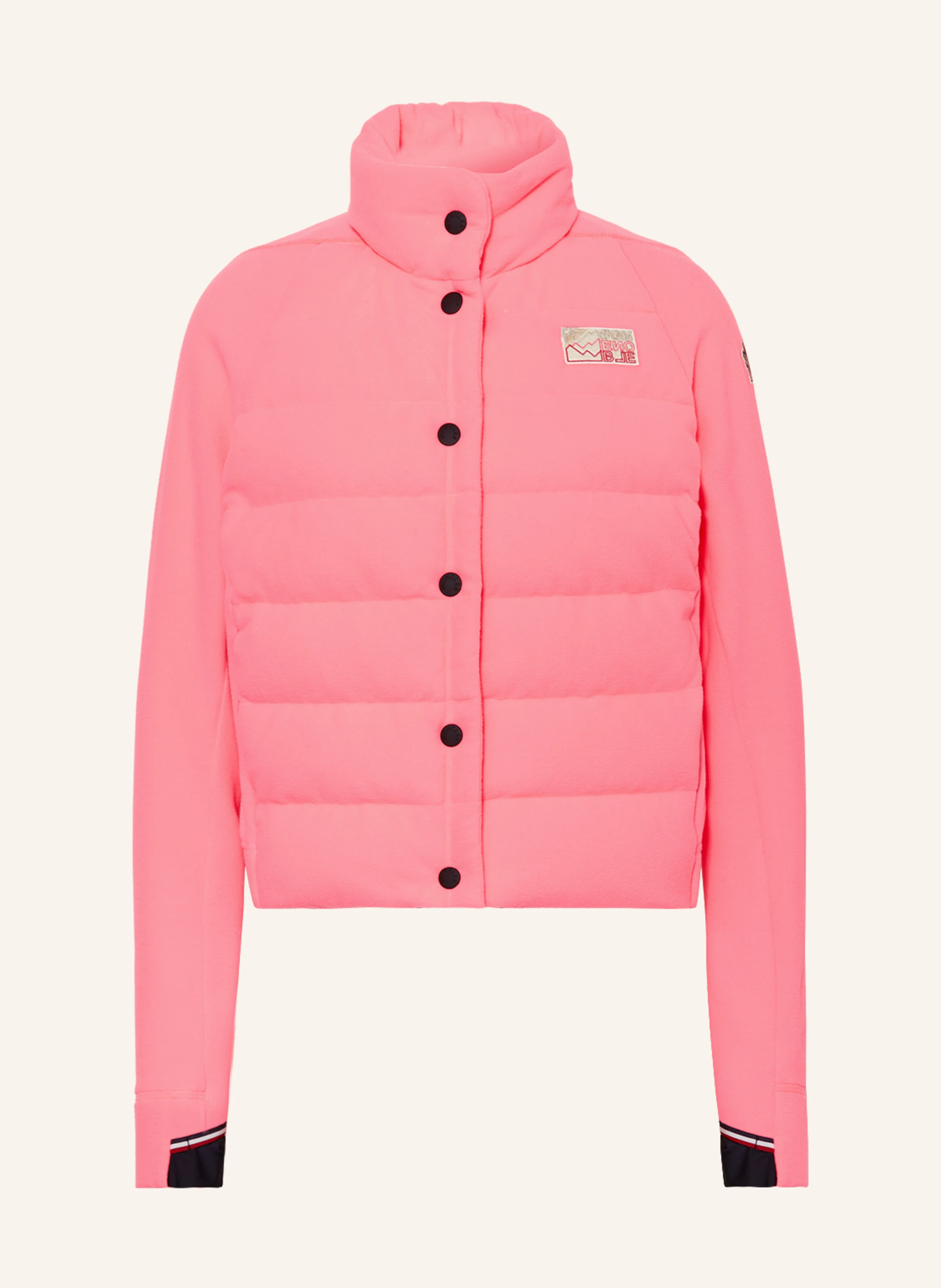 MONCLER GRENOBLE Daunenjacke im Materialmix
