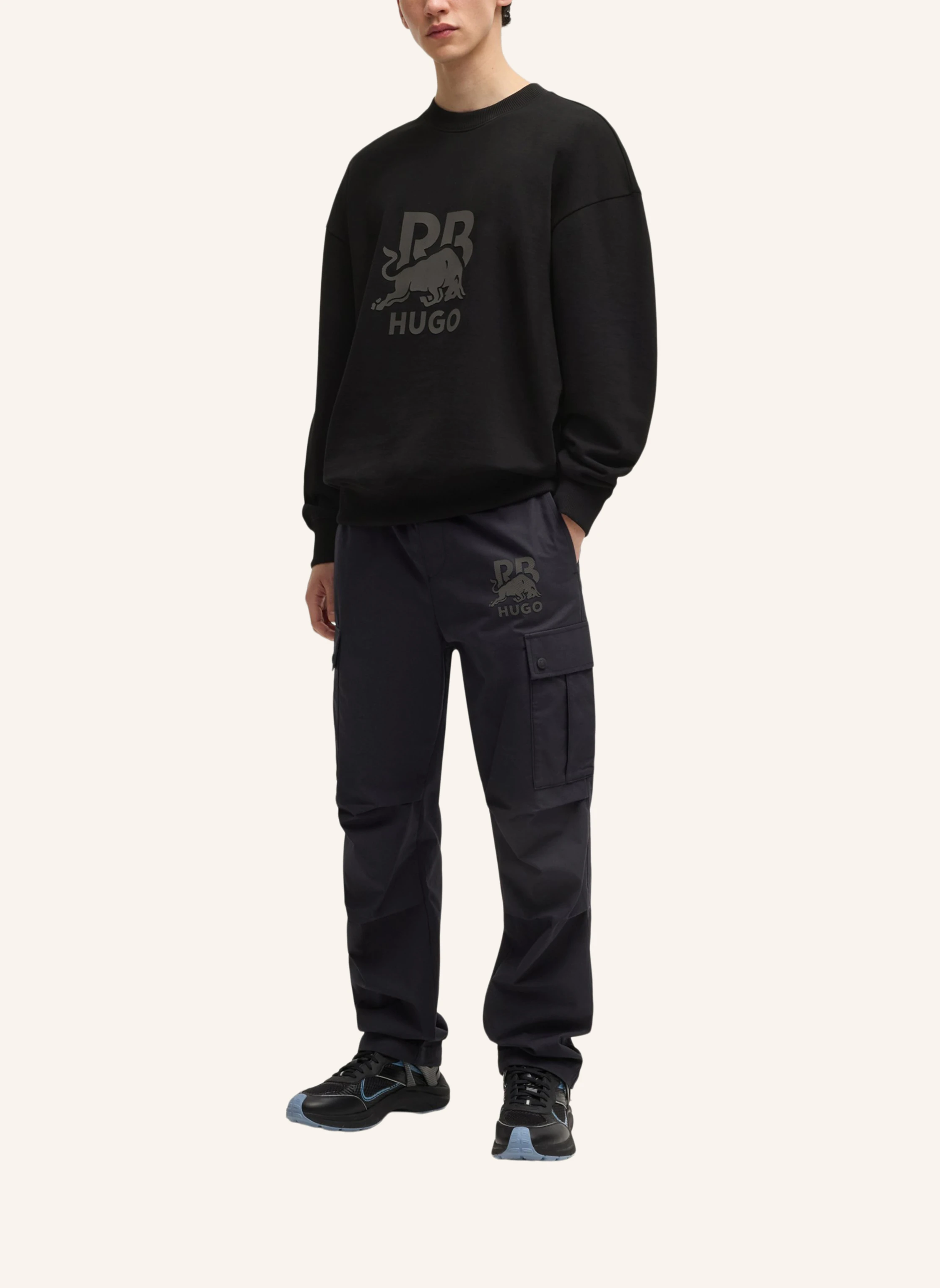 HUGO Sweatshirt DAHRAIN_RB Oversize Fit