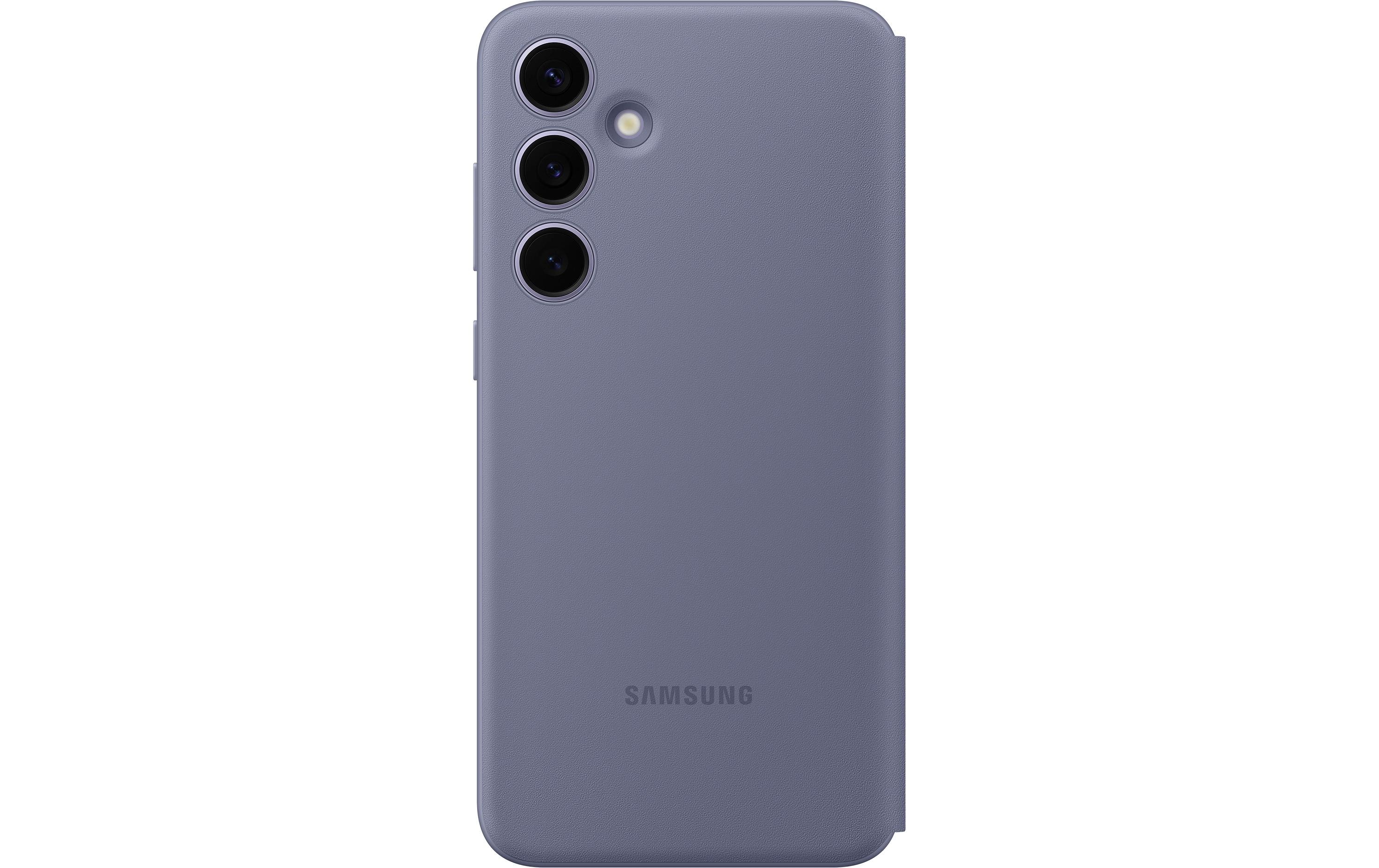 Book Cover Smart View Galaxy S24+ ViolettSchutzhülle mit Touch-Interface für das Samsung Galaxy S24+