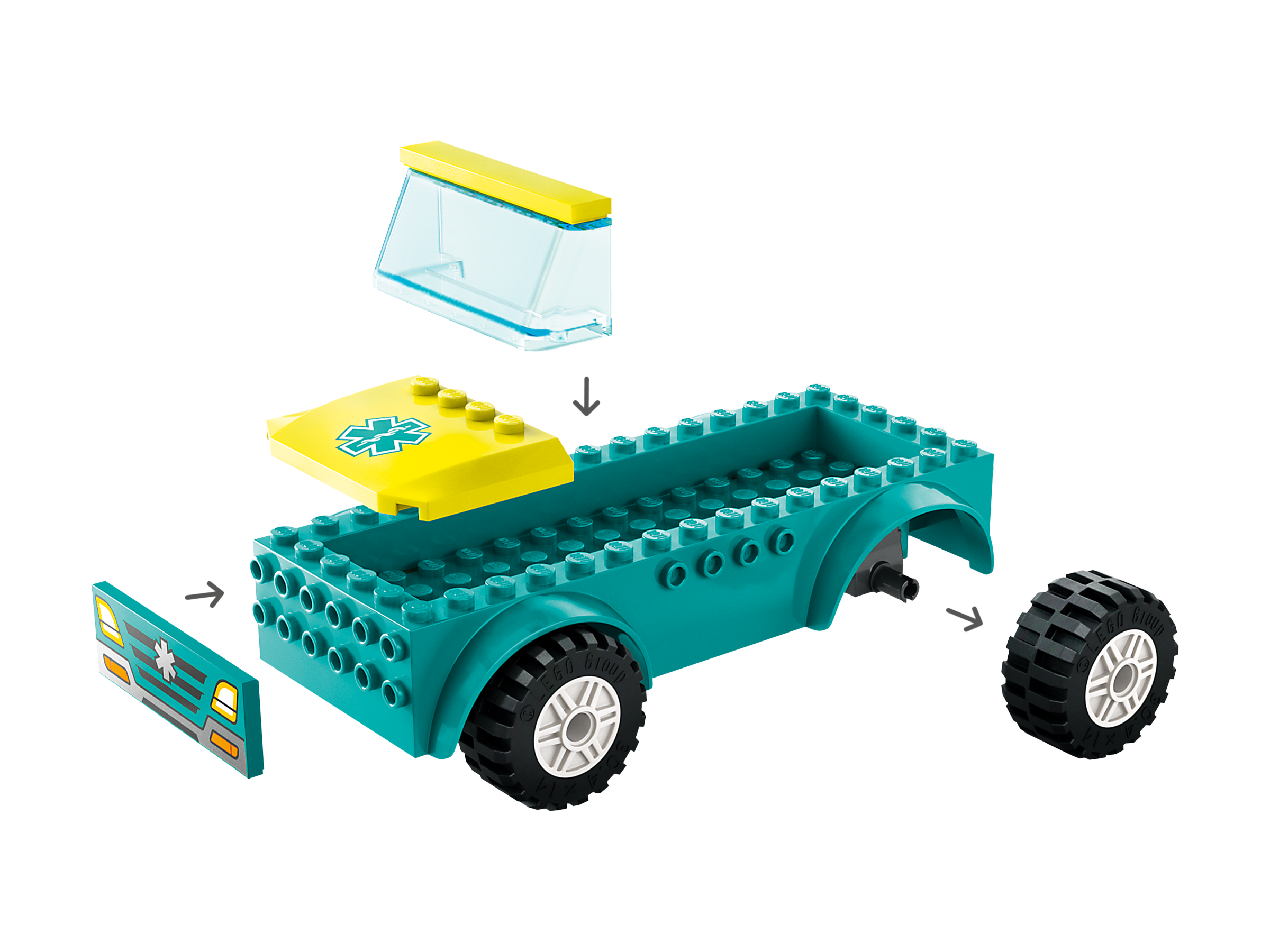 A ambulância de resgate e o snowboarder 60403