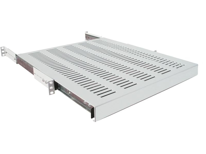 Wirewin Fachboden SHELF PO 600 483 mm x 600 mm, Grau Umfangreiches Kabelschrank-Zubehör