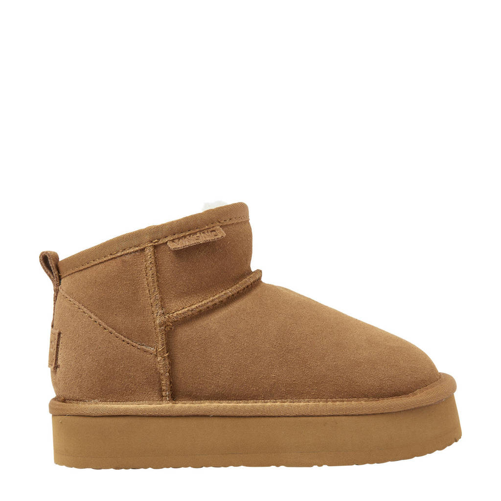 Vingino Sofia Lowsuède enkelboots cognac
