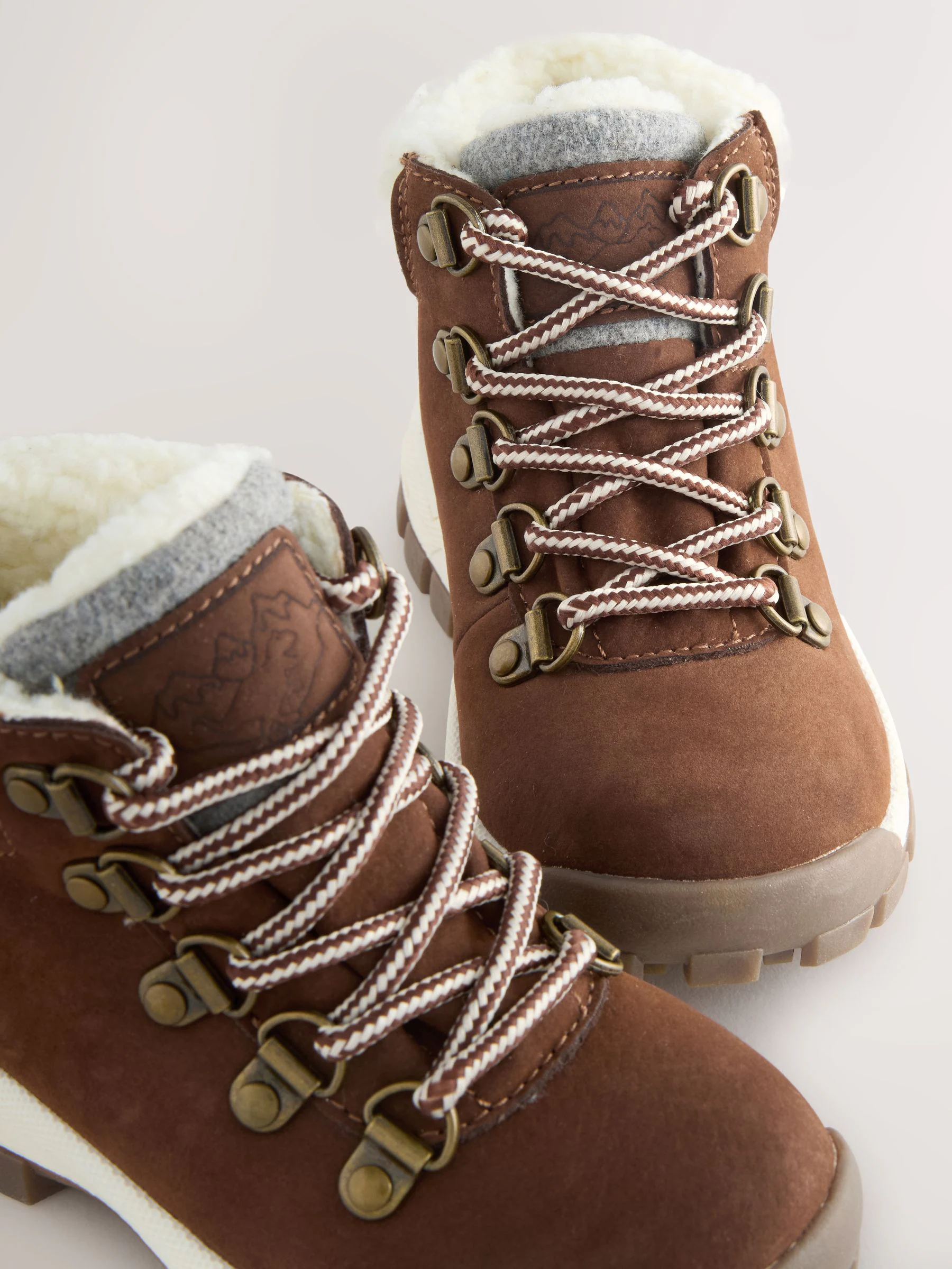 Bruin borg - Thermische gevoerde Thinsulate™ wandelschoenen