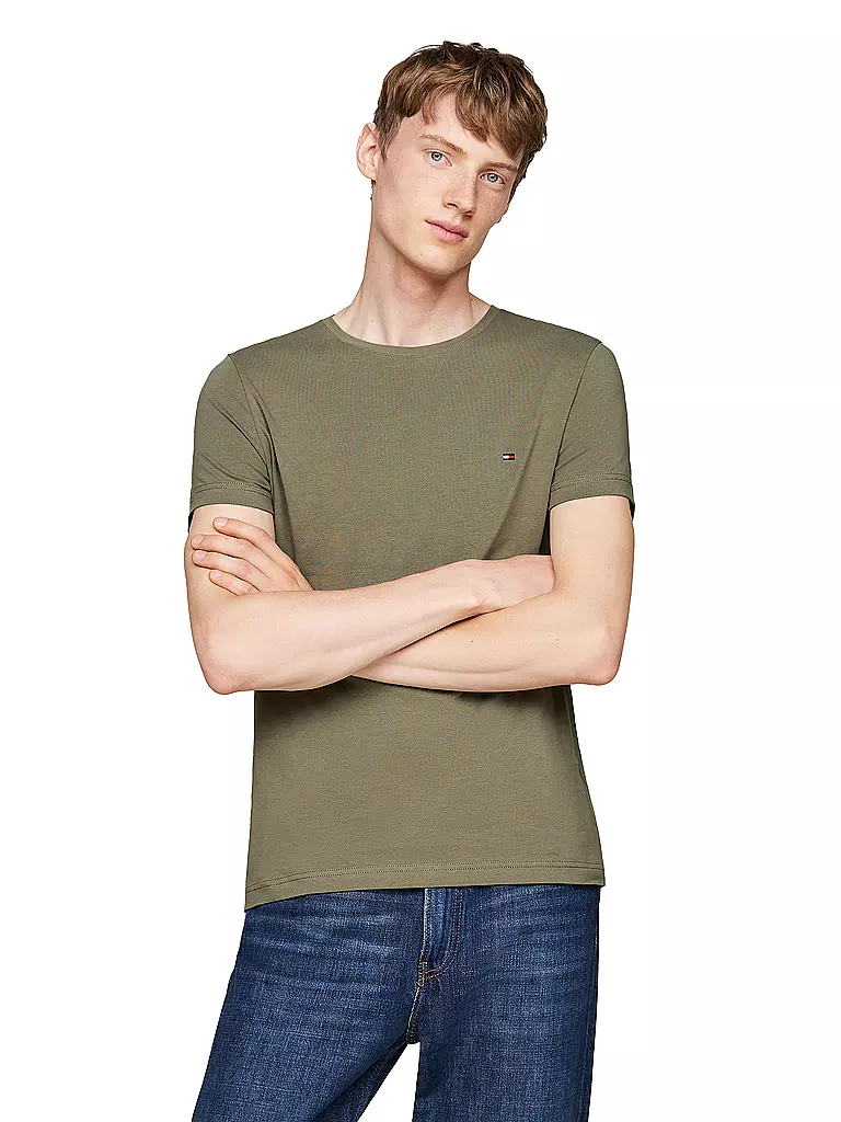 TOMMY HILFIGER T-Shirt Slim Fit olive