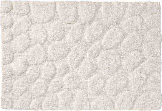 Sealskin Pebbles badmat katoen 60x90 cm ivoor