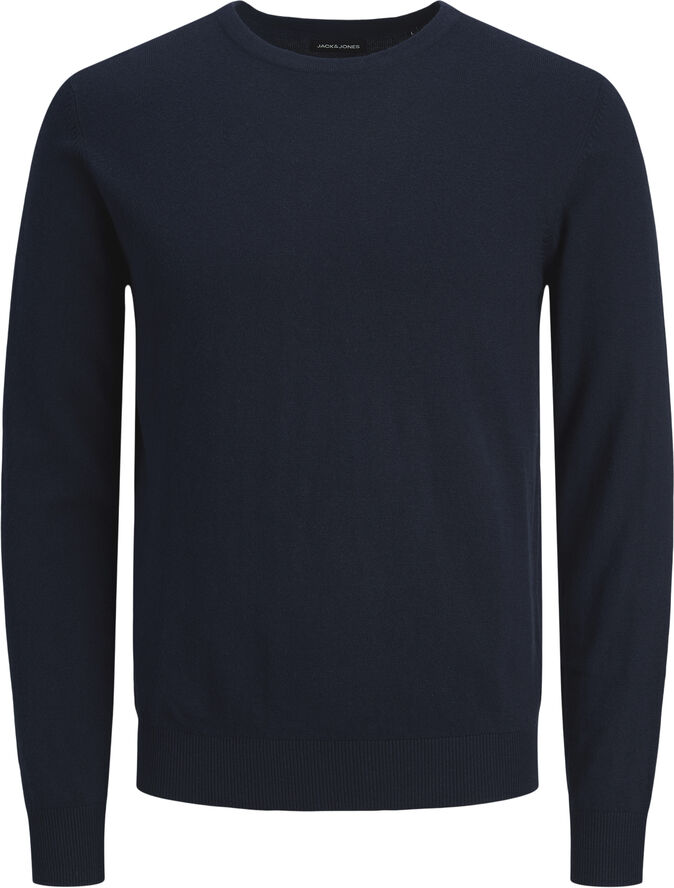 Jack & Jones JJEEMIL KNIT CREW NECK NOOS Blå