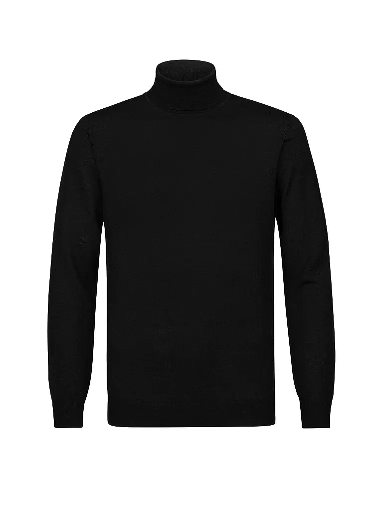 PROFUOMO Rollkragenpullover  schwarz