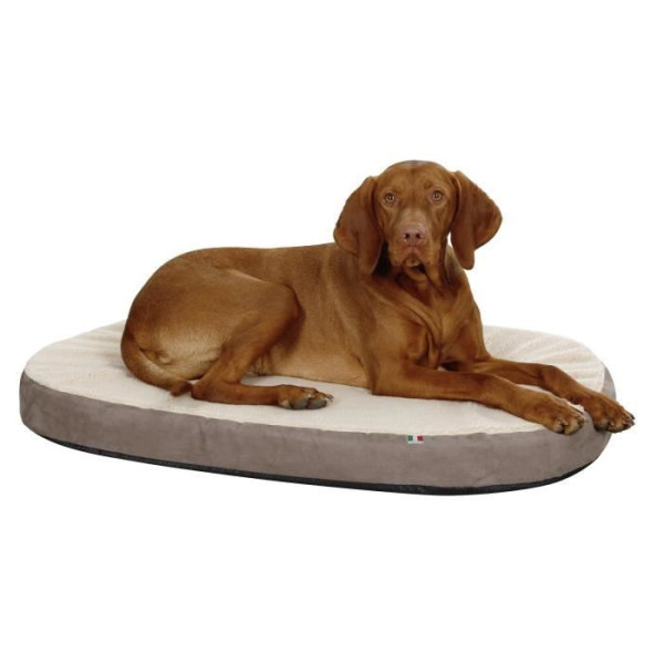 Matelas en mousse a mémoire de forme 100x65 cm beige et gris 80333