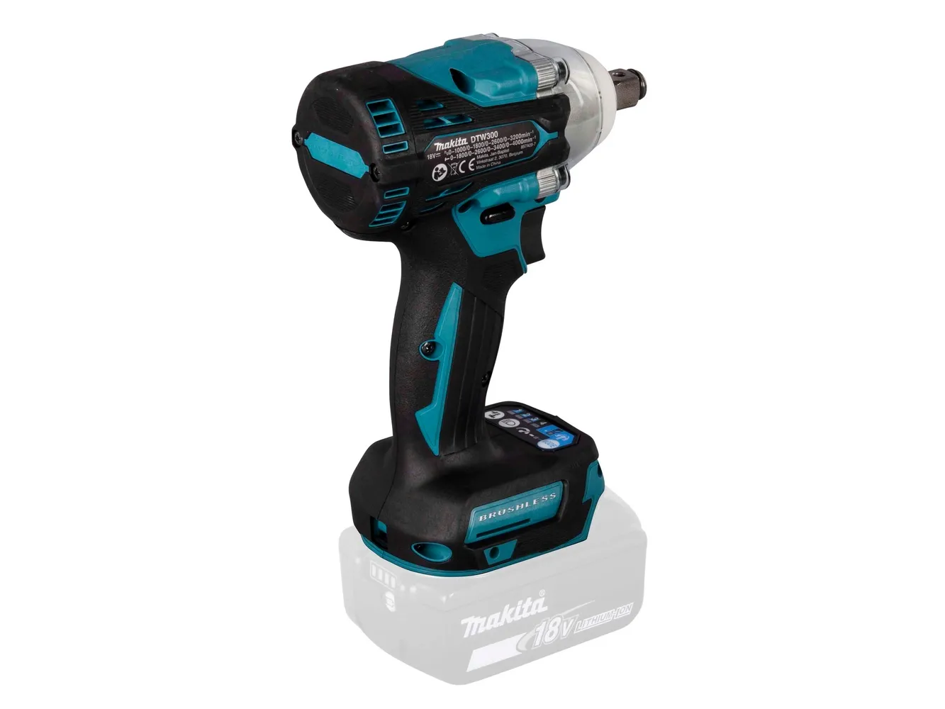 Makita DTW300Z - Stødnøgle - ledningfri - 1/2