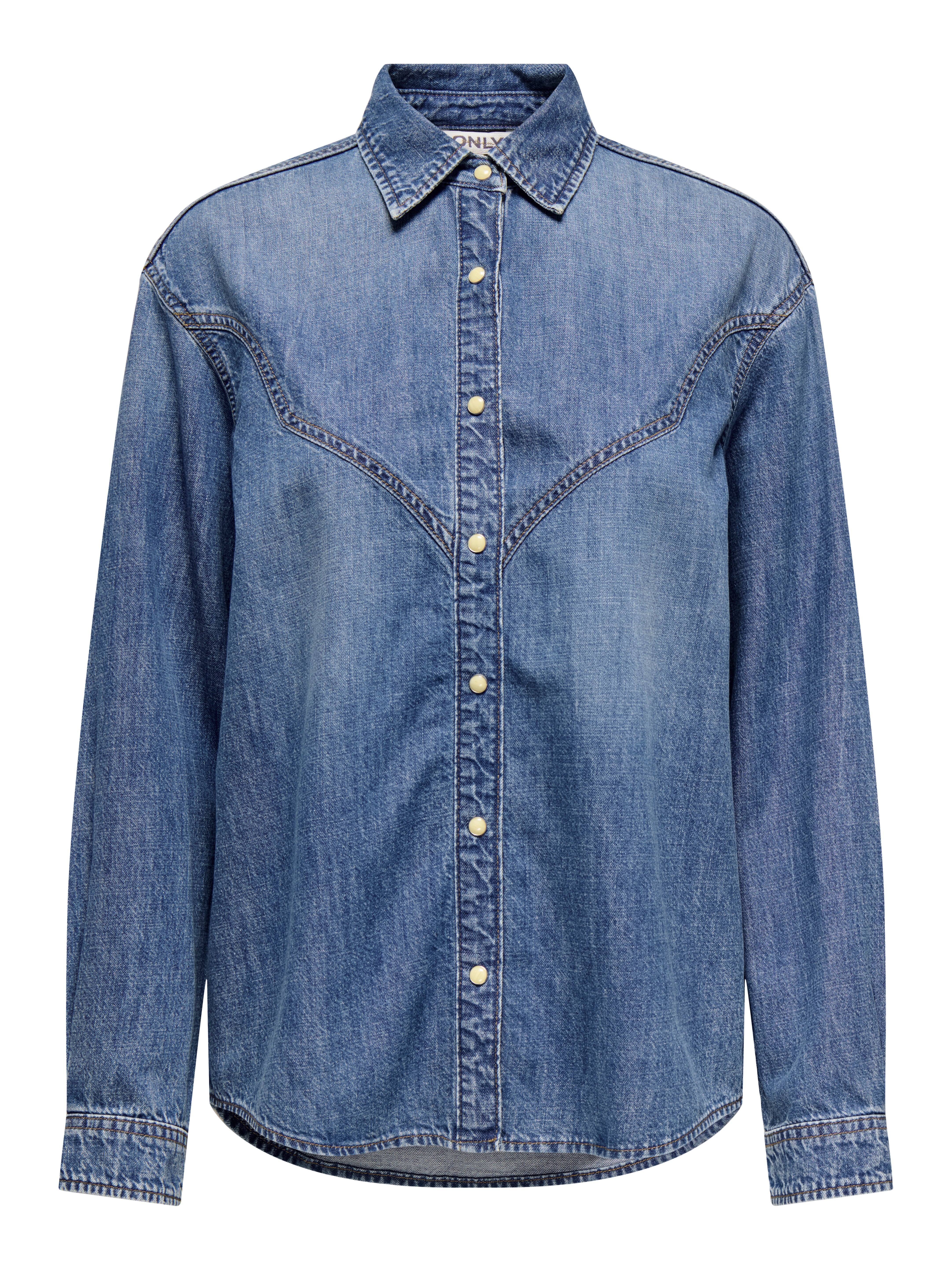 ONLSEVIGNY Jeanshemd Medium Blue Denim