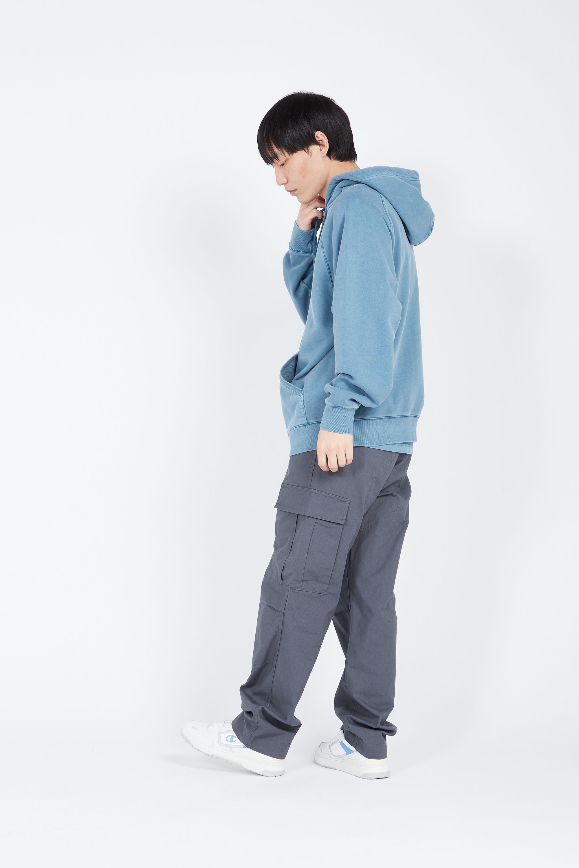 CARHARTT WIP Hoodie Hooded Taos Sweat Bleu