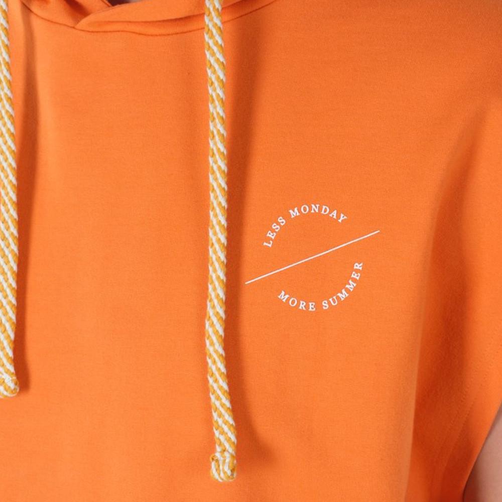 Deeluxe Sweat Manches Courtes Orange Homme Deeluxe Disco