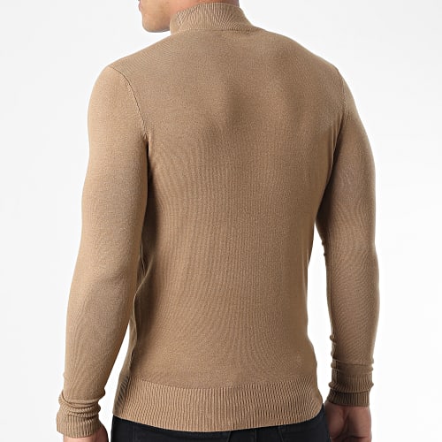 Pull Col Cheminée 665 Beige