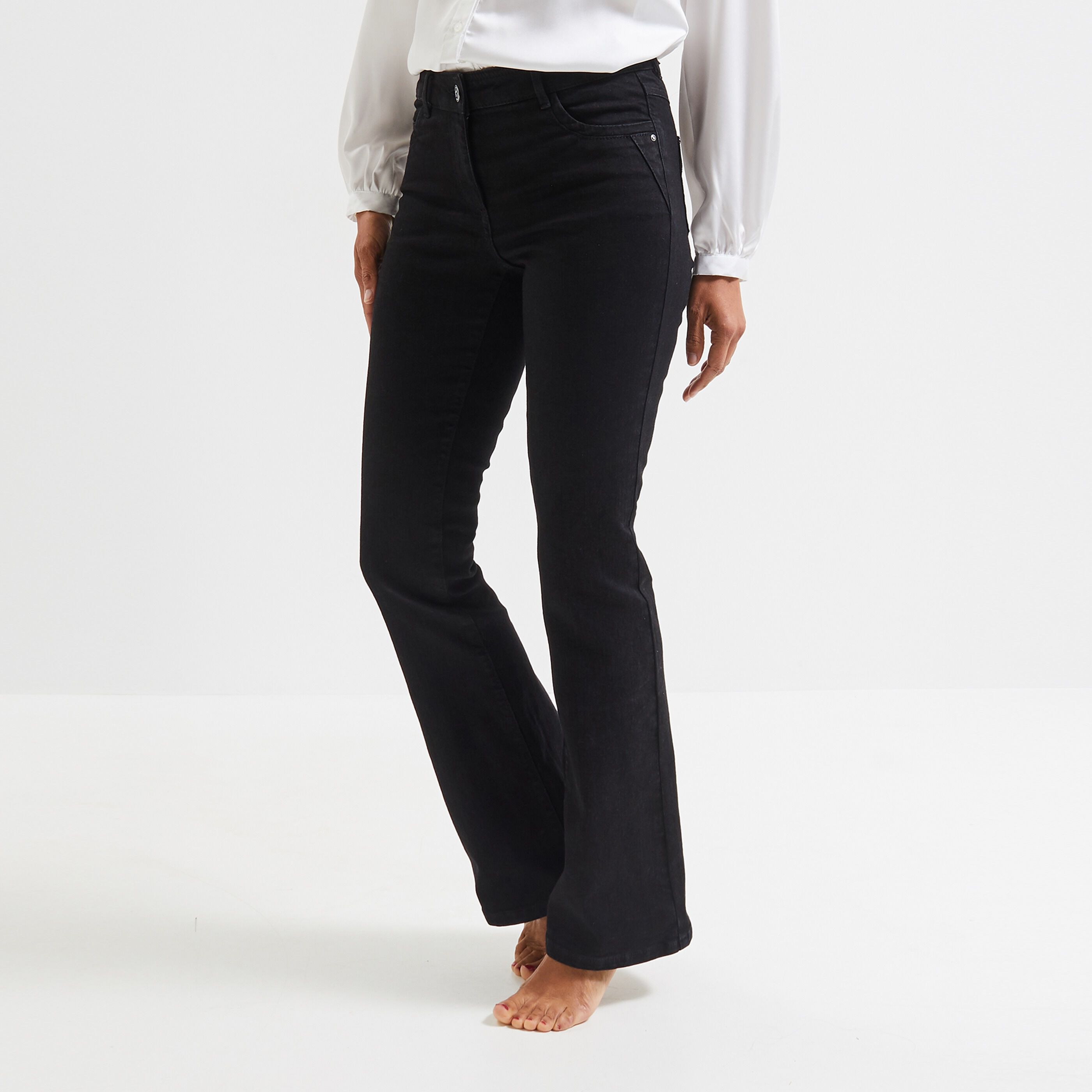 Jean bootcut femme BALI - BLACK