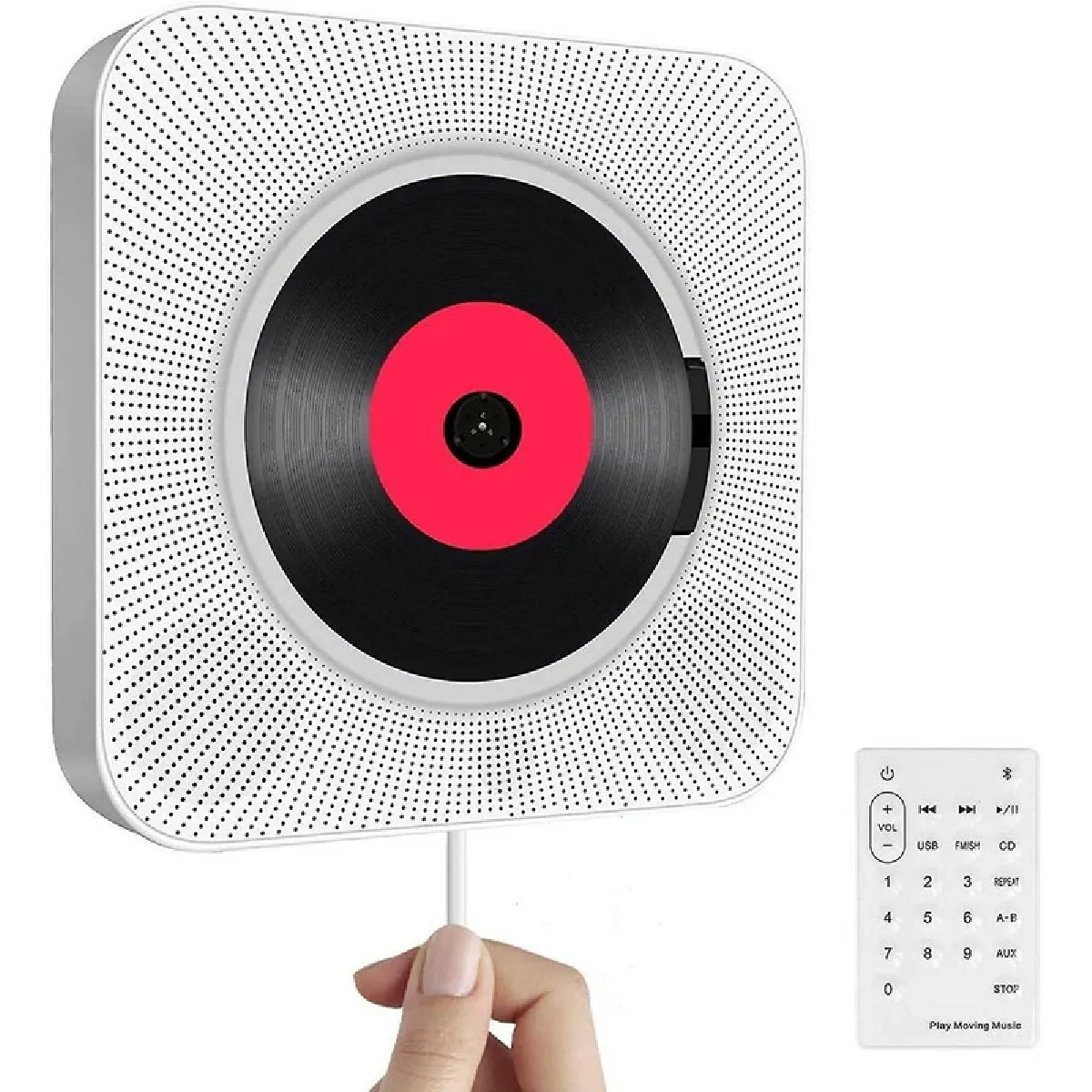Lecteur CD Bluetooth - Blanc - Chrono